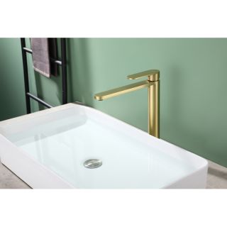 Смеситель для раковины Raglo R10.15.03 золотой сатин